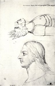 William Blake, Cabezas visionarias de Saladino y el Asesino de William Blake